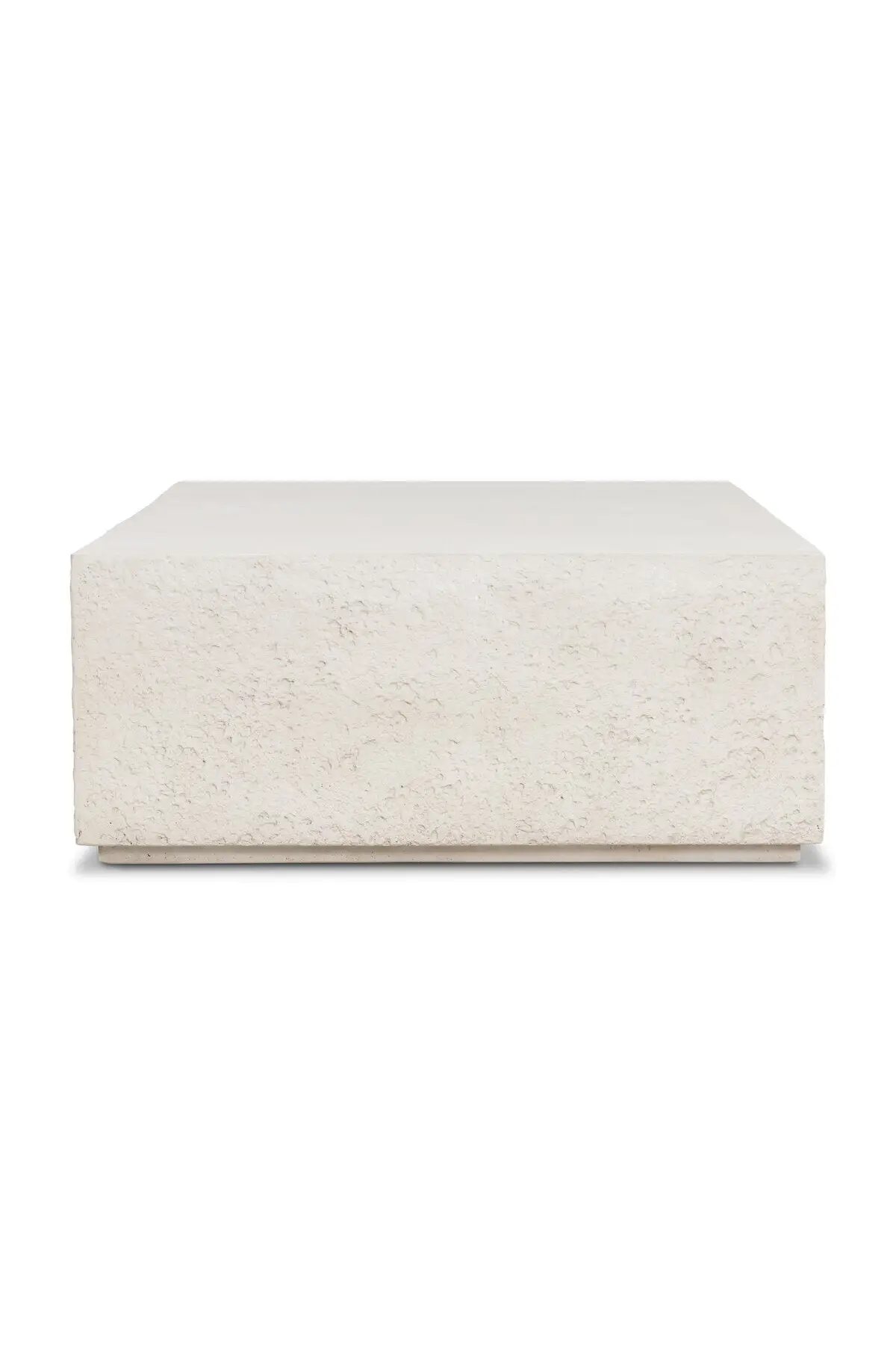 Otero Rectangular Outdoor Coffee Table - Matte Stone - Image 3